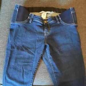 Liz Lange side panel maternity jeggings